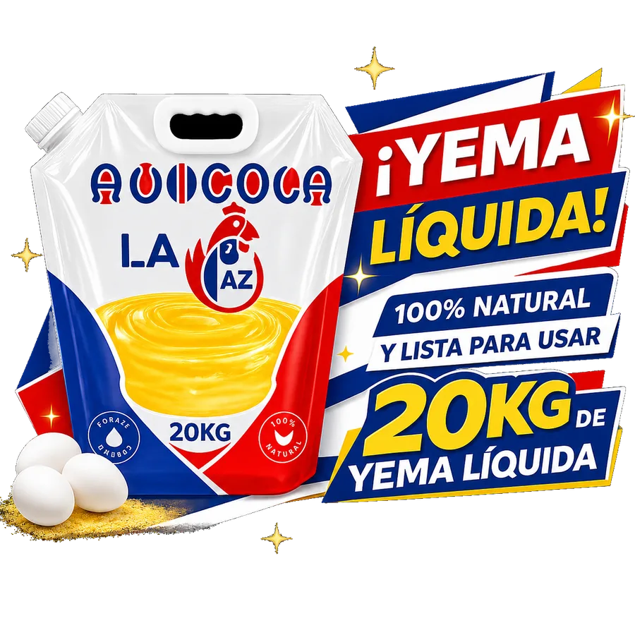 Yema líquida 20 kg Avícola La Paz — 100% natural